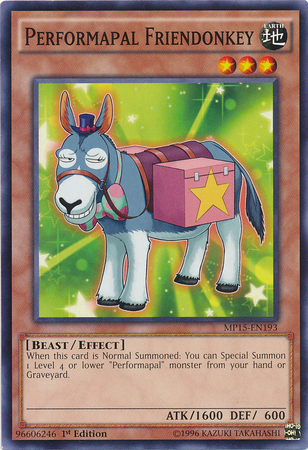 Performapal Friendonkey [MP15-EN193] Common | Black Swamp Games