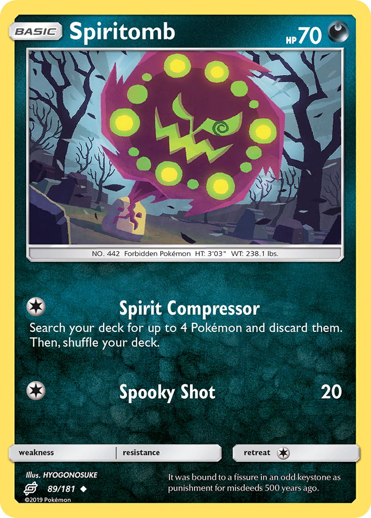 Spiritomb (89/181) [Sun & Moon: Team Up] | Black Swamp Games