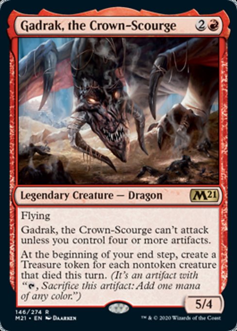 Gadrak, the Crown-Scourge [Core Set 2021] | Black Swamp Games