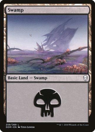 Swamp (259) [Dominaria] | Black Swamp Games