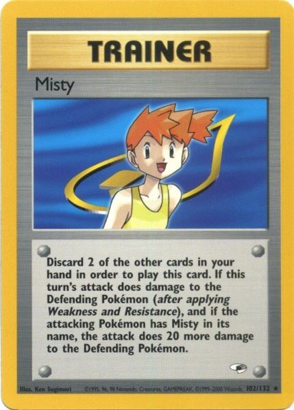 Misty (102/132) [Gym Heroes Unlimited] | Black Swamp Games