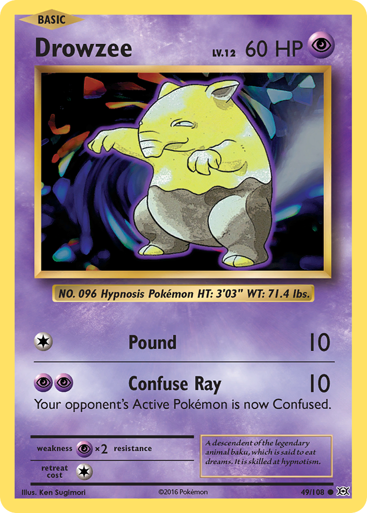 Drowzee (49/108) [XY: Evolutions] | Black Swamp Games
