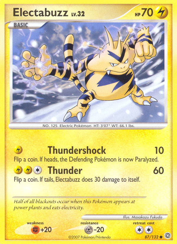 Electabuzz (87/132) [Diamond & Pearl: Secret Wonders] | Black Swamp Games