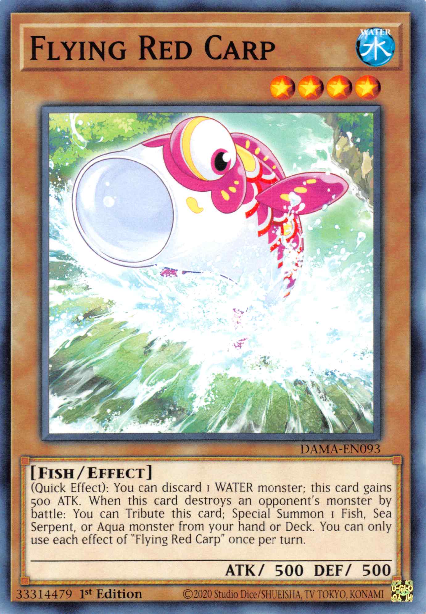 Flying Red Carp [DAMA-EN093] Common | Black Swamp Games