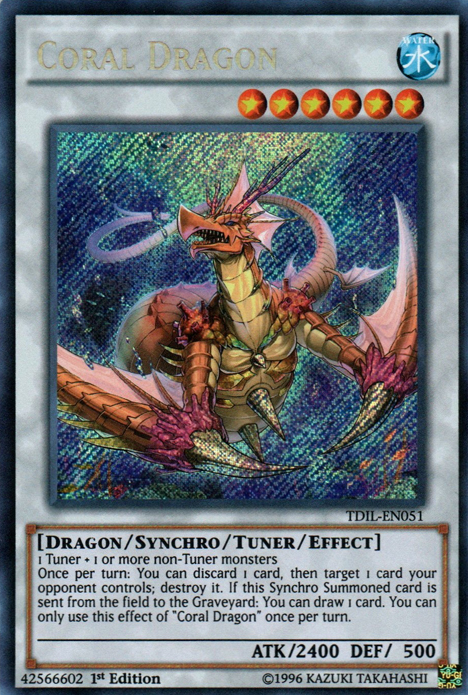 Coral Dragon [TDIL-EN051] Secret Rare | Black Swamp Games