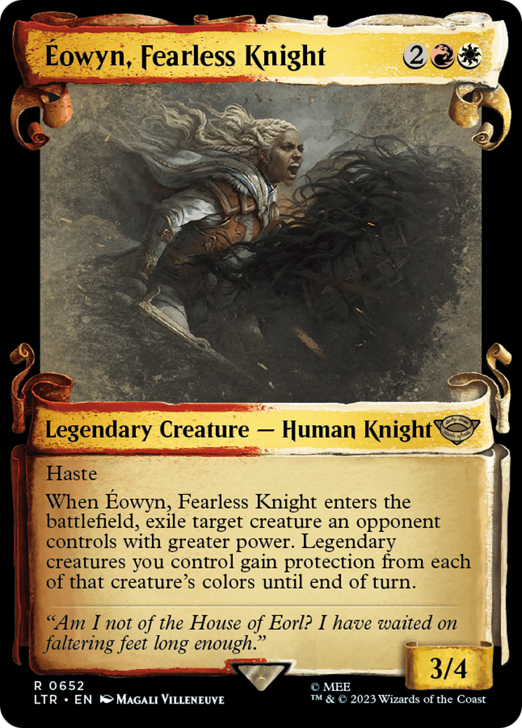 Eowyn, Fearless Knight [The Lord of the Rings: Tales of Middle-Earth Showcase Scrolls] | Black Swamp Games