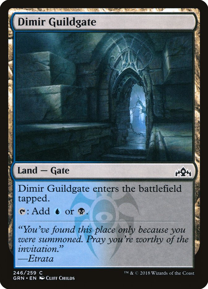 Dimir Guildgate (246/259) [Guilds of Ravnica] | Black Swamp Games