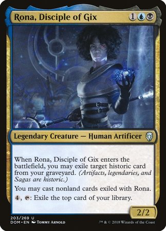 Rona, Disciple of Gix [Dominaria] | Black Swamp Games