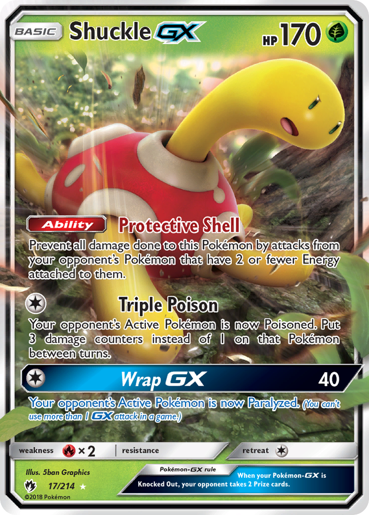 Shuckle GX (17/214) [Sun & Moon: Lost Thunder] | Black Swamp Games