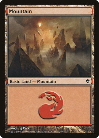 Mountain (243a) [Zendikar] | Black Swamp Games