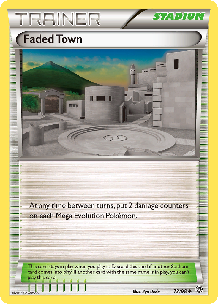 Faded Town (73/98) [XY: Ancient Origins] | Black Swamp Games