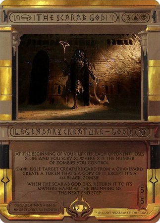 The Scarab God [Amonkhet Invocations] | Black Swamp Games