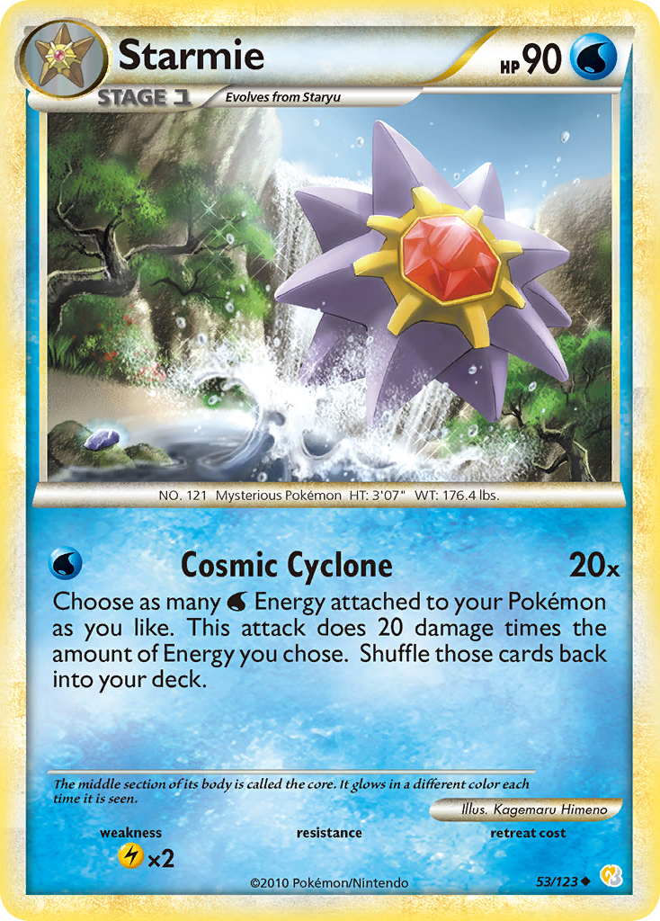 Starmie (53/123) [HeartGold & SoulSilver: Base Set] | Black Swamp Games