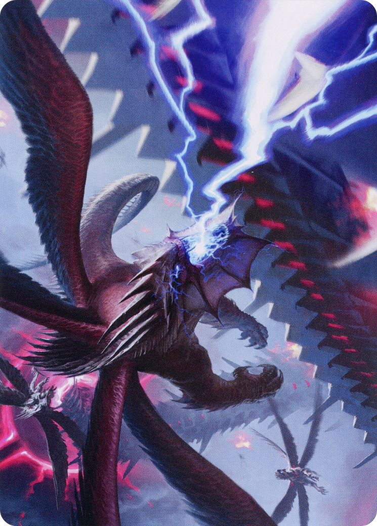 Defiant Thundermaw Art Card [March of the Machine Art Series] | Black Swamp Games