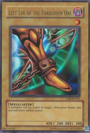 Left Leg of the Forbidden One [LOB-EN121] Ultra Rare | Black Swamp Games