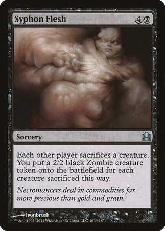 Syphon Flesh [Commander 2011] | Black Swamp Games