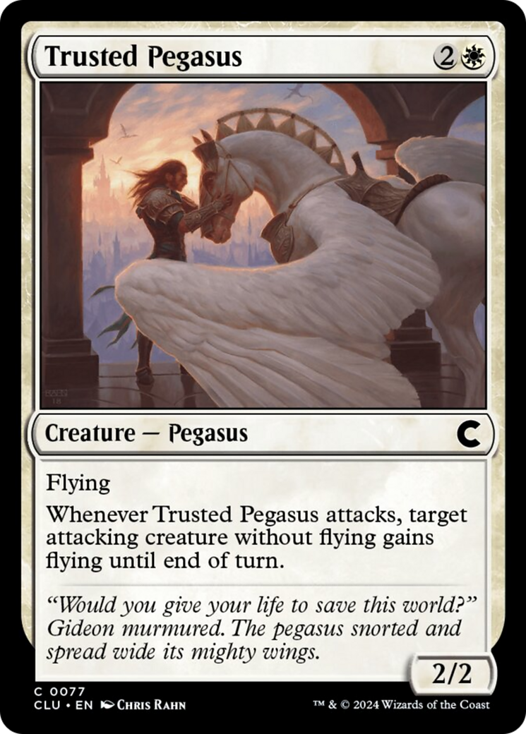 Trusted Pegasus [Ravnica: Clue Edition] | Black Swamp Games