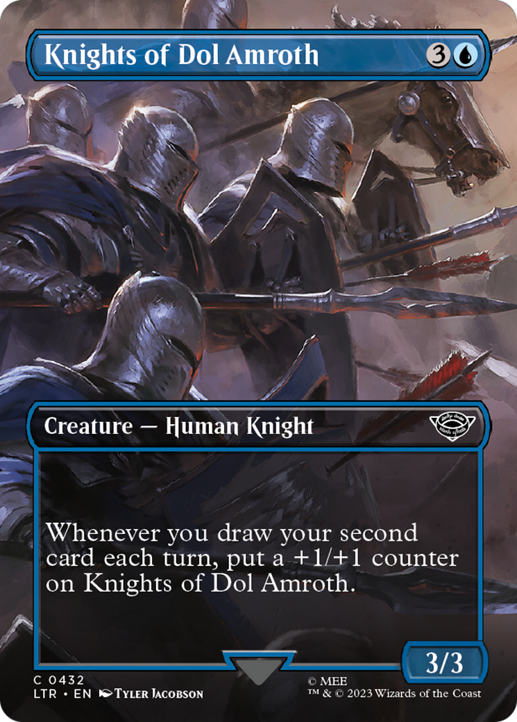 Knights of Dol Amroth (Borderless Alternate Art) [The Lord of the Rings: Tales of Middle-Earth] | Black Swamp Games