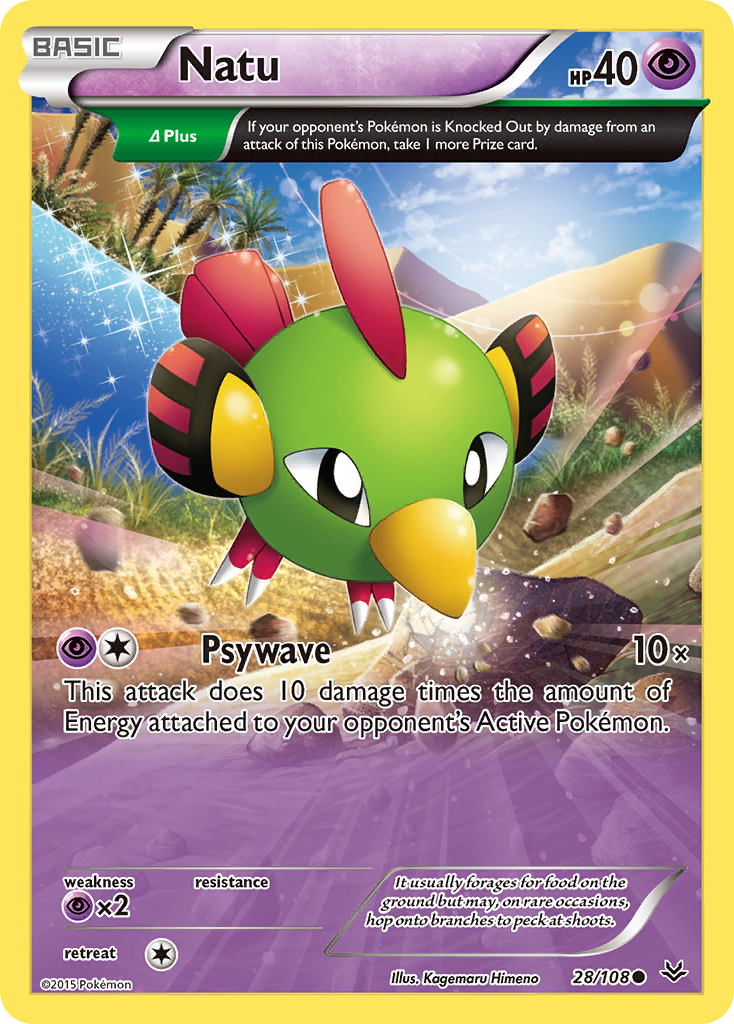 Natu (28/108) [XY: Roaring Skies] | Black Swamp Games