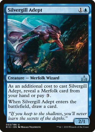 Silvergill Adept [Rivals of Ixalan] | Black Swamp Games