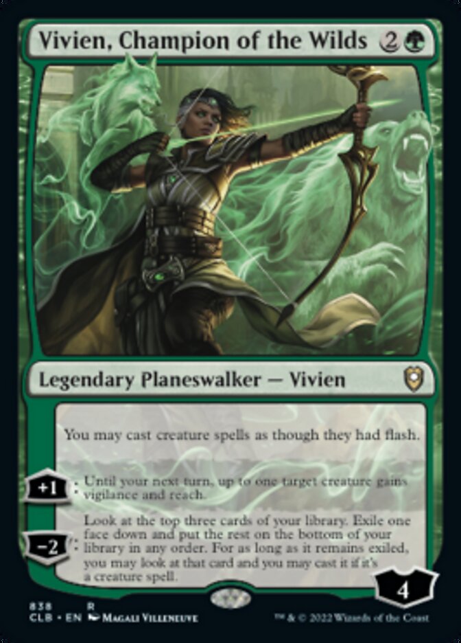 Vivien, Champion of the Wilds [Commander Legends: Battle for Baldur's Gate] | Black Swamp Games