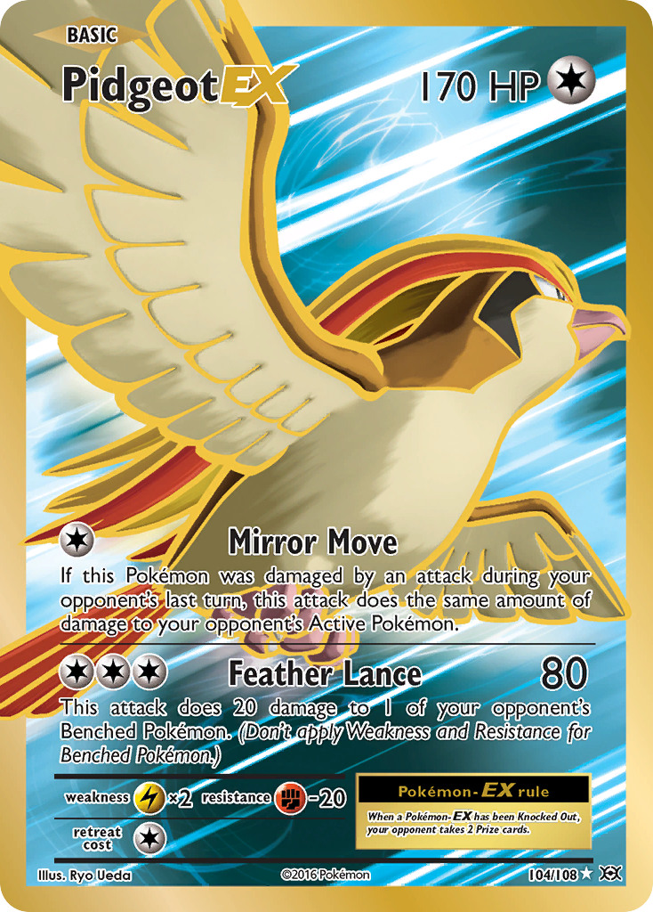 Pidgeot EX (104/108) [XY: Evolutions] | Black Swamp Games