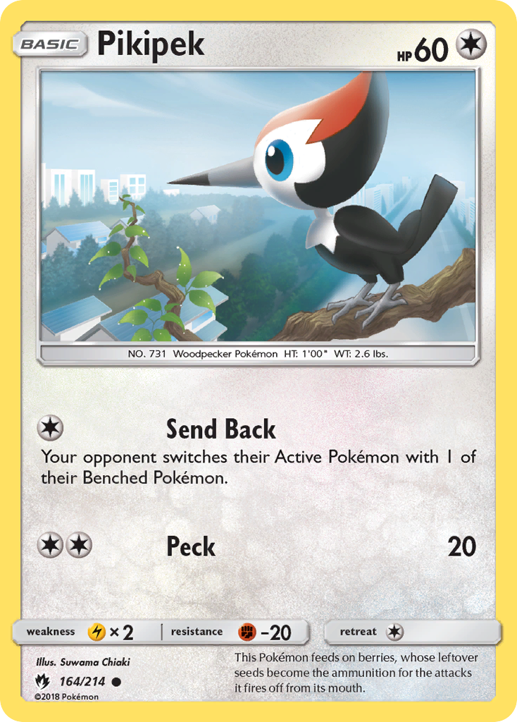 Pikipek (164/214) [Sun & Moon: Lost Thunder] | Black Swamp Games