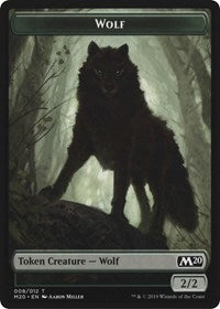 Zombie // Wolf Double-Sided Token [Game Night 2019 Tokens] | Black Swamp Games