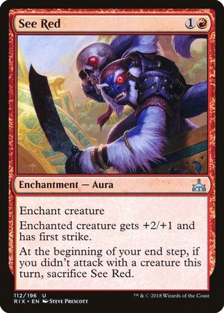 See Red [Rivals of Ixalan] | Black Swamp Games
