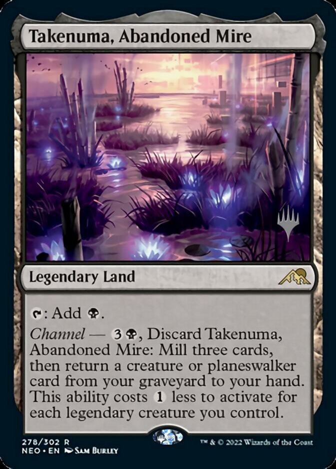 Takenuma, Abandoned Mire (Promo Pack) [Kamigawa: Neon Dynasty Promos] | Black Swamp Games