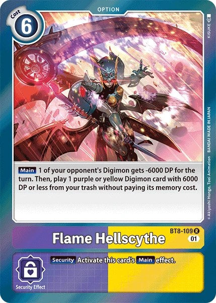 Flame Hellscythe [BT8-109] [Revision Pack Cards] | Black Swamp Games