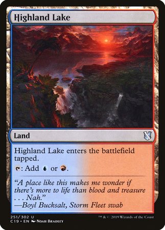 Highland Lake [Commander 2019] | Black Swamp Games