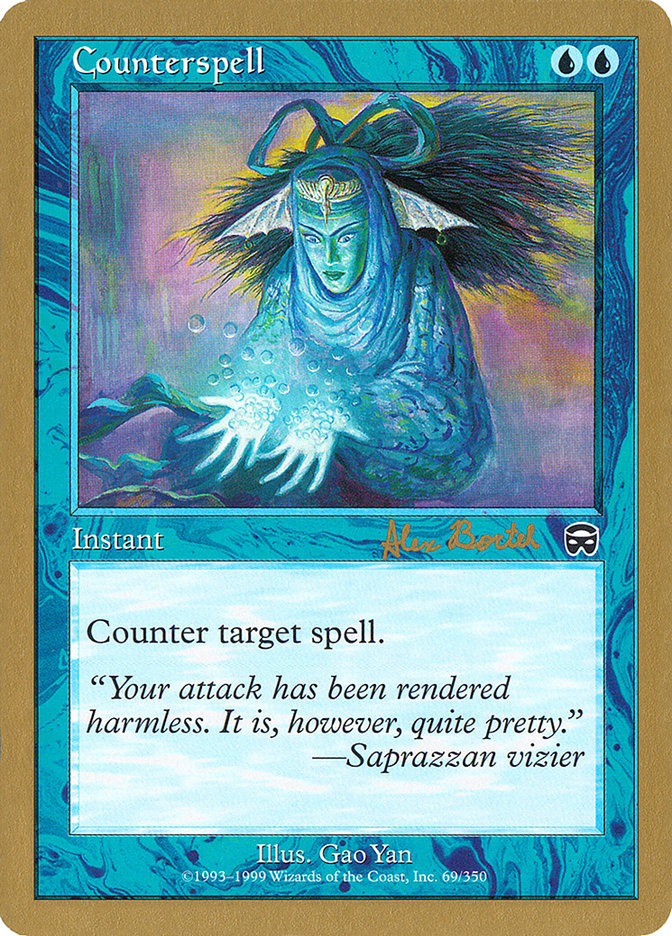 Counterspell (Alex Borteh) (MMQ) [World Championship Decks 2001] | Black Swamp Games