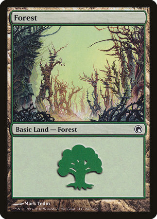 Forest (247) [Scars of Mirrodin] | Black Swamp Games