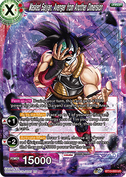 Masked Saiyan, Avenger from Another Dimension (Uncommon) [BT13-003] | Black Swamp Games