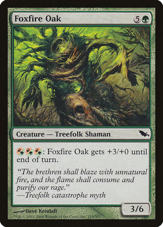 Foxfire Oak [Shadowmoor] | Black Swamp Games