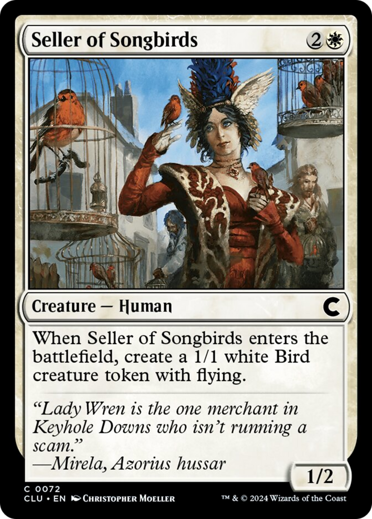 Seller of Songbirds [Ravnica: Clue Edition] | Black Swamp Games