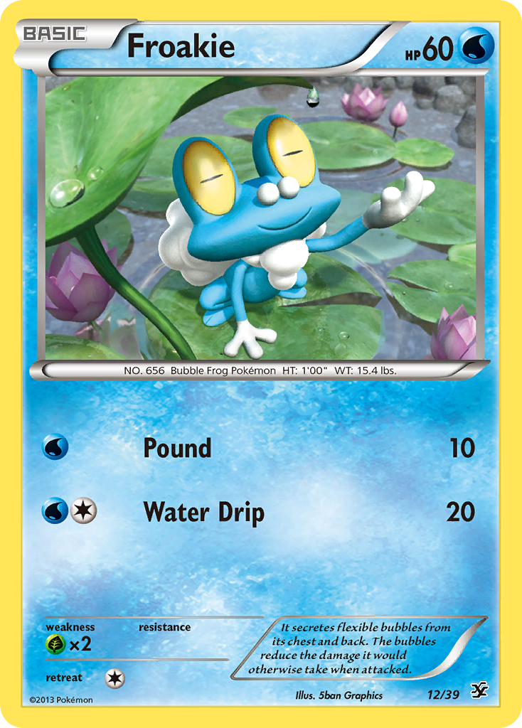 Froakie (12/39) [XY: Kalos Starter Set] | Black Swamp Games