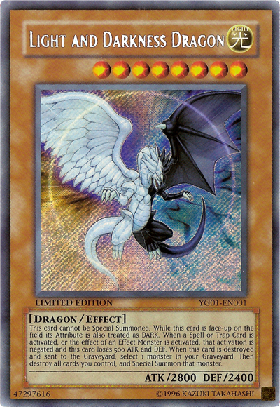 Light and Darkness Dragon [YG01-EN001] Secret Rare | Black Swamp Games