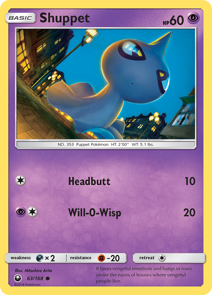 Shuppet (63/168) [Sun & Moon: Celestial Storm] | Black Swamp Games