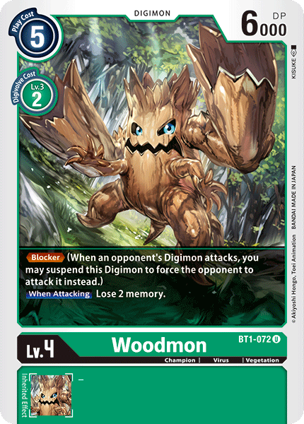 Woodmon [BT1-072] [Release Special Booster Ver.1.0] | Black Swamp Games