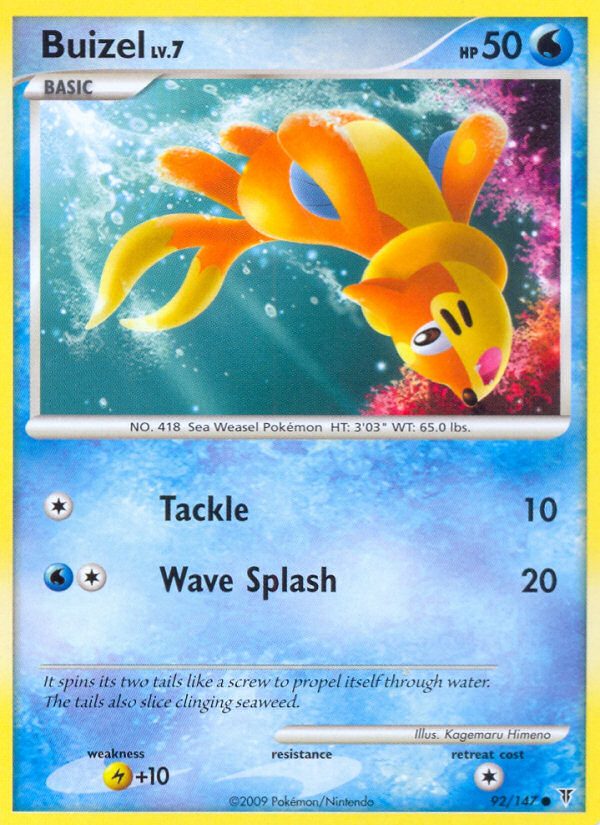 Buizel (92/147) [Platinum: Supreme Victors] | Black Swamp Games