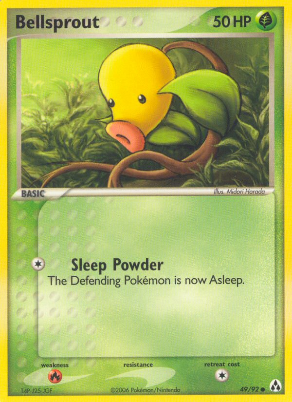 Bellsprout (49/92) [EX: Legend Maker] | Black Swamp Games