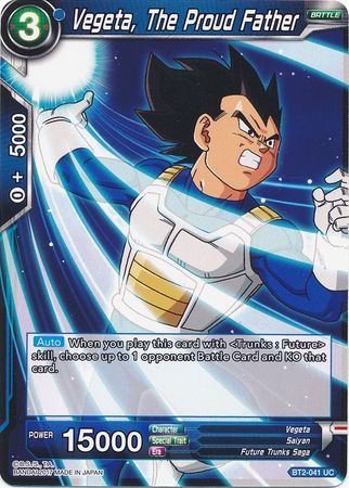 Vegeta, The Proud Father [BT2-041] | Black Swamp Games