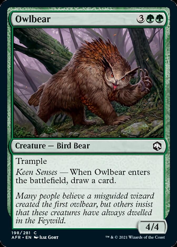 Owlbear [Dungeons & Dragons: Adventures in the Forgotten Realms] | Black Swamp Games