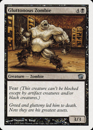 Gluttonous Zombie [Eighth Edition] | Black Swamp Games