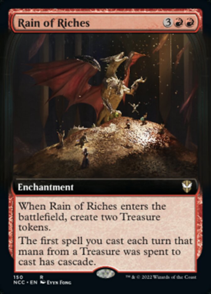 Rain of Riches (Extended Art) [Streets of New Capenna Commander] | Black Swamp Games