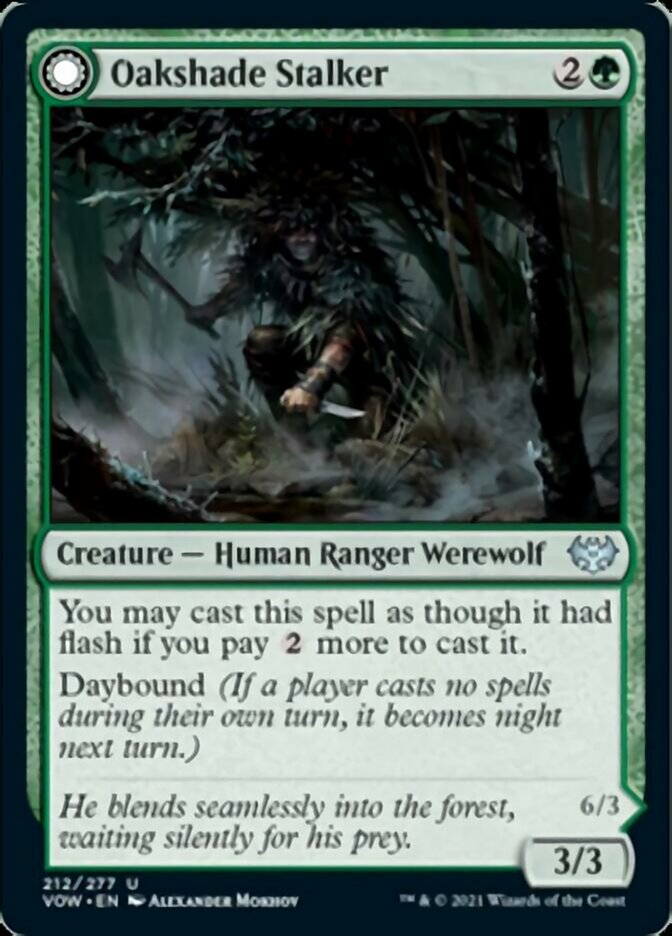 Oakshade Stalker // Moonlit Ambusher [Innistrad: Crimson Vow] | Black Swamp Games