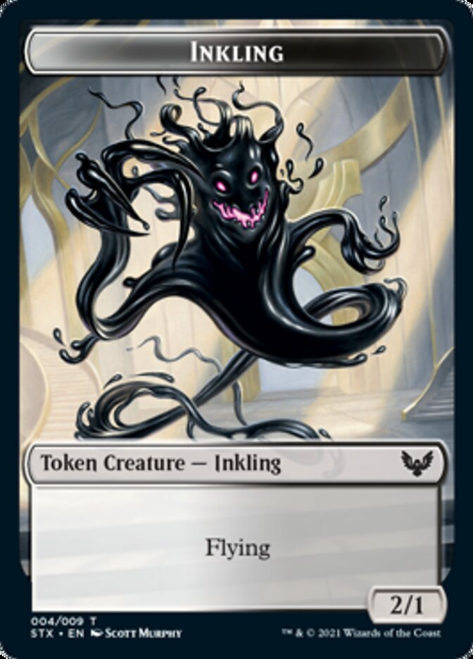 Inkling Token [Strixhaven: School of Mages Tokens] | Black Swamp Games