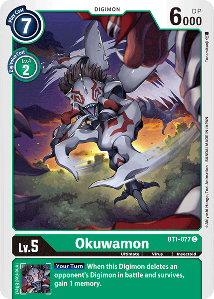 Okuwamon [BT1-077] [Release Special Booster Ver.1.0] | Black Swamp Games